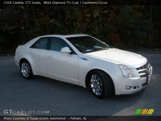 2008 Cadillac CTS Sedan in White Diamond Tri-Coat