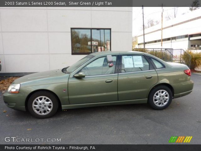 2003 Saturn L Series L200 Sedan in Silver Green