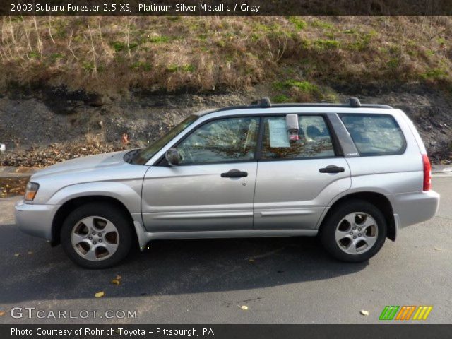 2003 Subaru Forester 2.5 XS in Platinum Silver Metallic