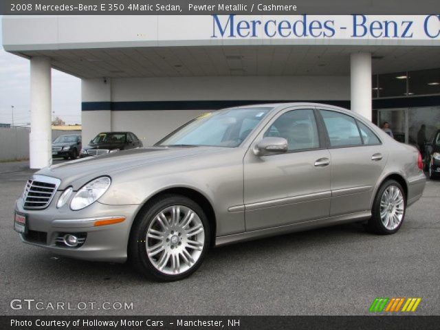 2008 Mercedes-Benz E 350 4Matic Sedan in Pewter Metallic