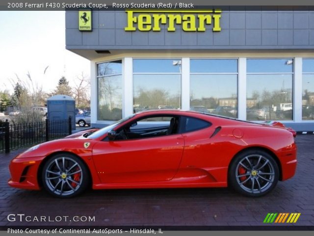 2008 Ferrari F430 Scuderia Coupe in Rosso Scuderia (Red)