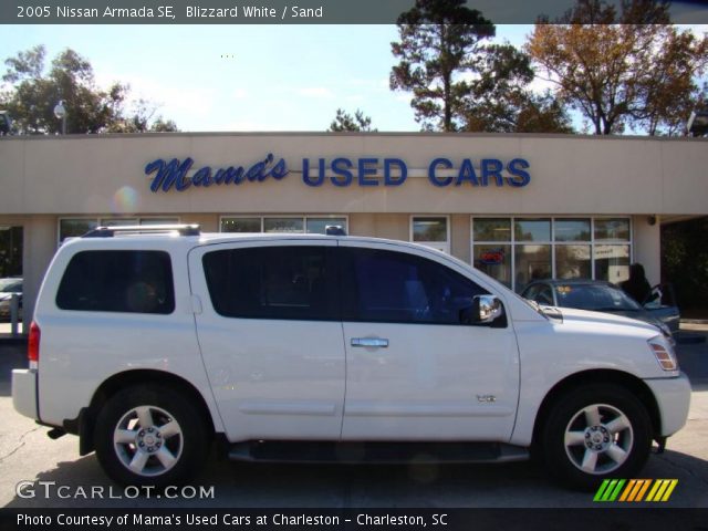 2005 Nissan Armada SE in Blizzard White