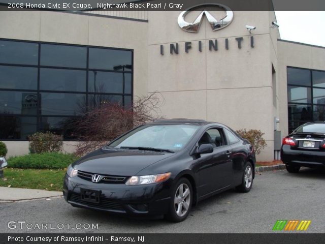 2008 Honda Civic EX Coupe in Nighthawk Black Pearl