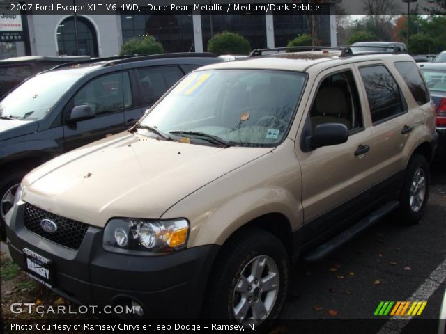 2007 Ford Escape XLT V6 4WD in Dune Pearl Metallic