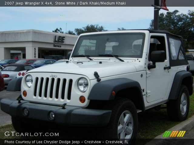 2007 Jeep Wrangler X 4x4 in Stone White