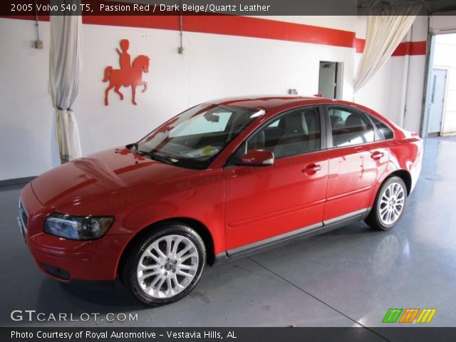 2005 Volvo S40 T5 in Passion Red