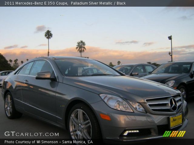 2011 Mercedes-Benz E 350 Coupe in Palladium Silver Metallic