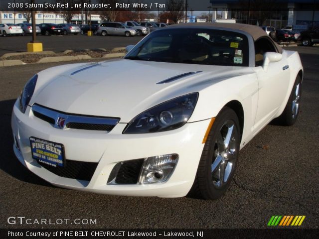 2008 Saturn Sky Red Line Roadster in Polar White