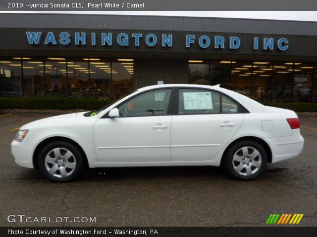 2010 Hyundai Sonata GLS in Pearl White