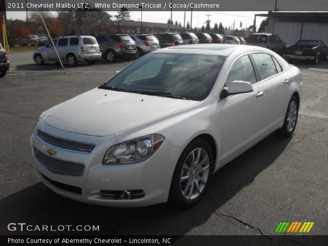 2011 Chevrolet Malibu LTZ in White Diamond Tricoat