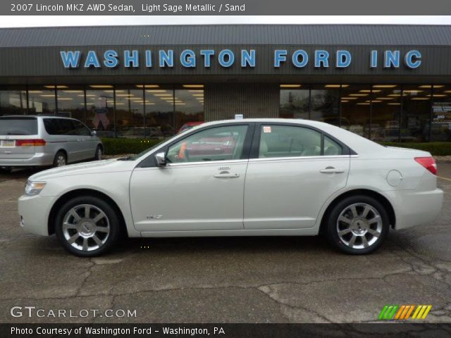 2007 Lincoln MKZ AWD Sedan in Light Sage Metallic