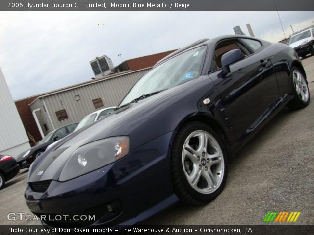 2006 Hyundai Tiburon GT Limited in Moonlit Blue Metallic