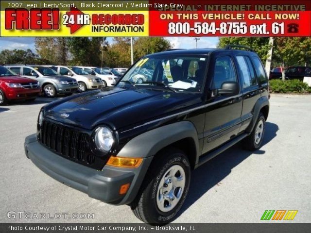 2007 Jeep Liberty Sport in Black Clearcoat