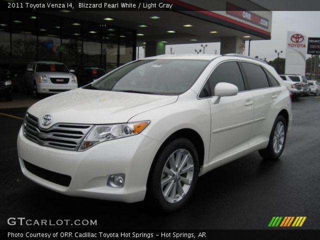 2011 Toyota Venza I4 in Blizzard Pearl White