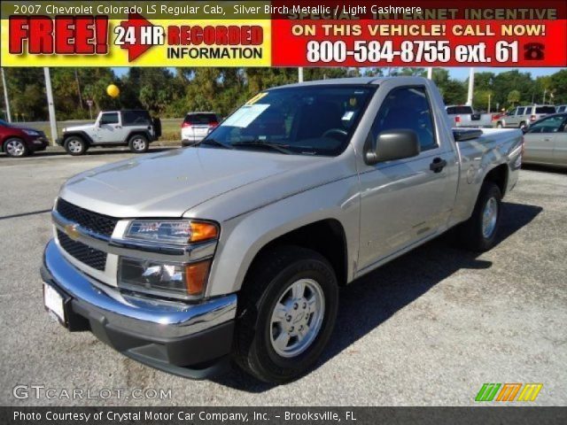 2007 Chevrolet Colorado LS Regular Cab in Silver Birch Metallic