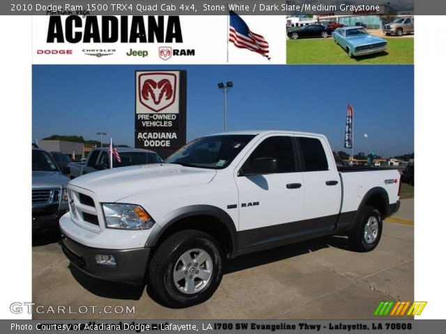 2010 Dodge Ram 1500 TRX4 Quad Cab 4x4 in Stone White