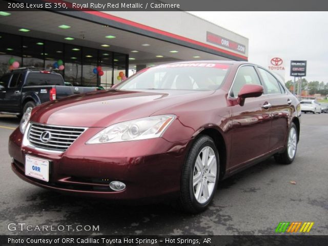2008 Lexus ES 350 in Royal Ruby Red Metallic