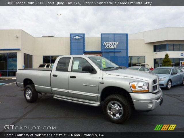 2006 Dodge Ram 2500 Sport Quad Cab 4x4 in Bright Silver Metallic