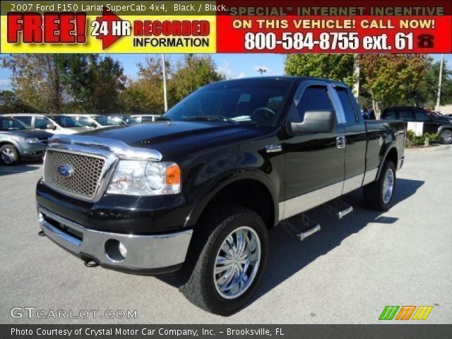 2007 Ford F150 Lariat SuperCab 4x4 in Black