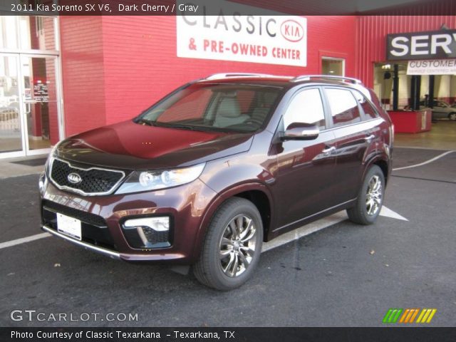 2011 Kia Sorento SX V6 in Dark Cherry