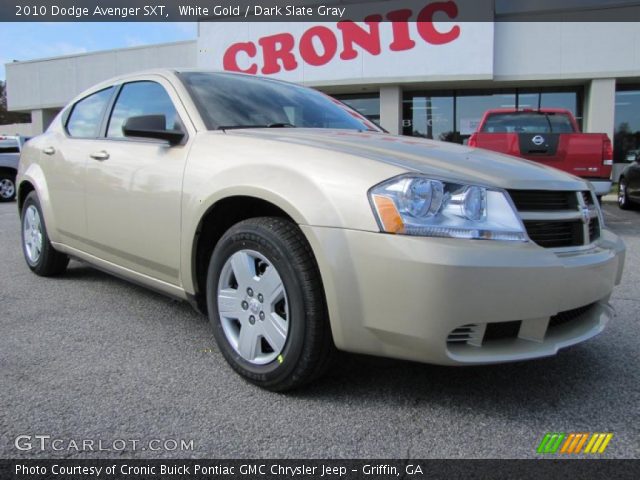 2010 Dodge Avenger SXT in White Gold