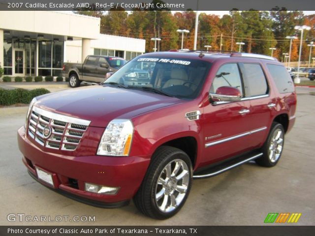 2007 Cadillac Escalade AWD in Red-E