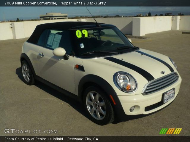 2009 Mini Cooper Convertible in Pepper White