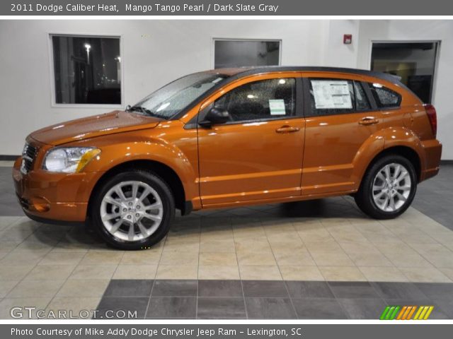 2011 Dodge Caliber Heat in Mango Tango Pearl