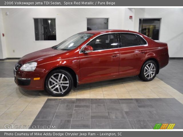 2006 Volkswagen Jetta TDI Sedan in Spice Red Metallic