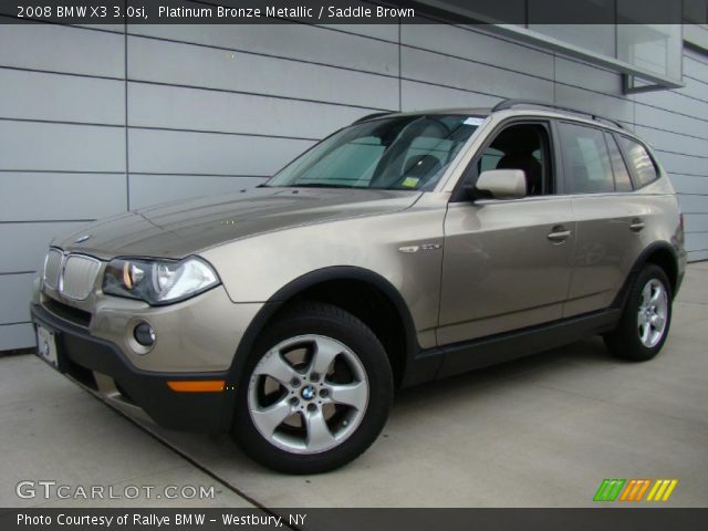 2008 BMW X3 3.0si in Platinum Bronze Metallic