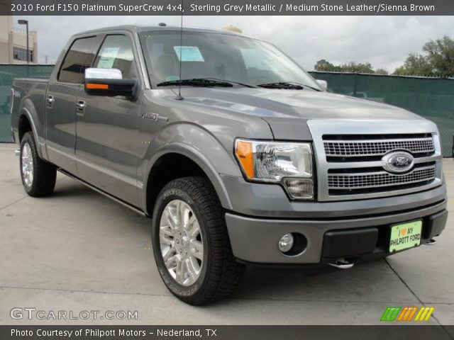 2010 Ford F150 Platinum SuperCrew 4x4 in Sterling Grey Metallic