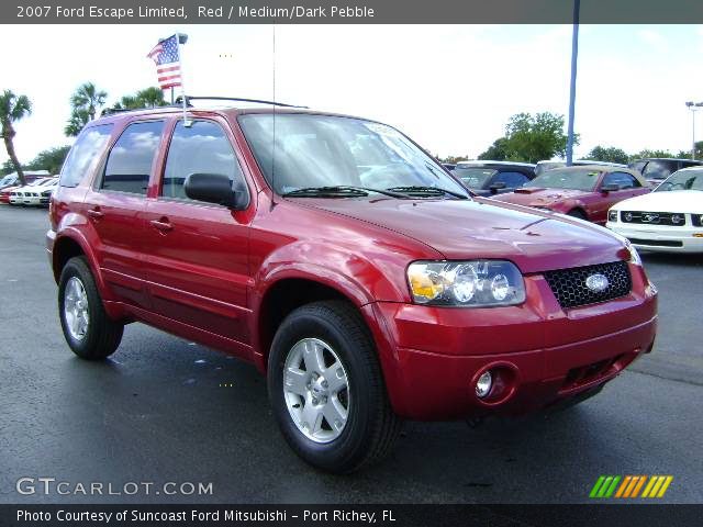 2007 Ford Escape Limited in Red