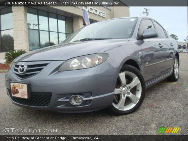 2004 Mazda MAZDA3 s Sedan in Titanium Gray Metallic