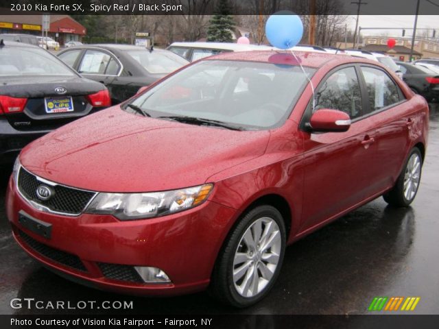 2010 Kia Forte SX in Spicy Red