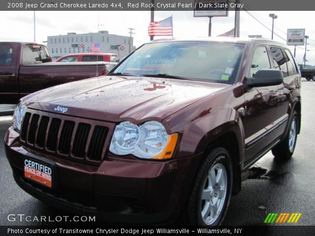 2008 Jeep Grand Cherokee Laredo 4x4 in Red Rock Crystal Pearl