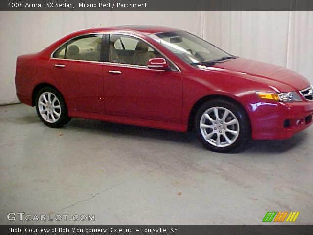 2008 Acura TSX Sedan in Milano Red