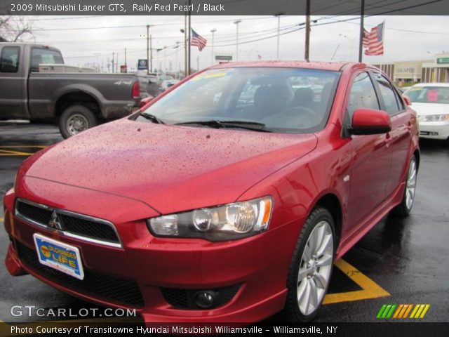 2009 Mitsubishi Lancer GTS in Rally Red Pearl