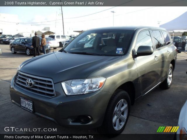 2008 Toyota Highlander  in Cypress Green Pearl