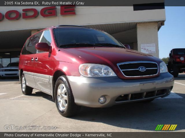 2005 Kia Sedona EX in Ruby Red Metallic