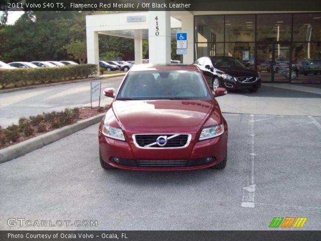 2011 Volvo S40 T5 in Flamenco Red Metallic