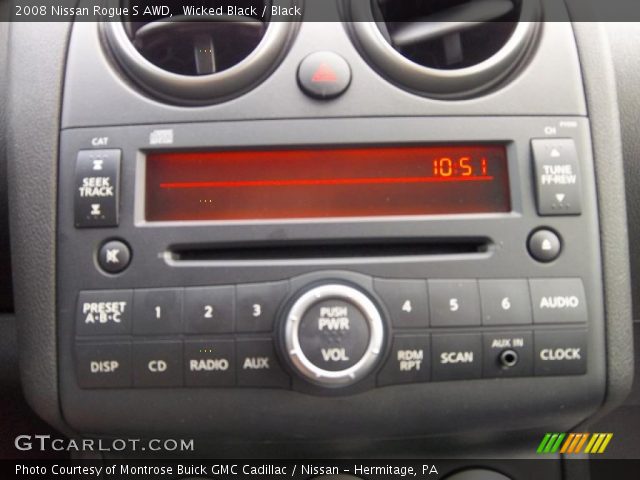 2008 Nissan Rogue S AWD in Wicked Black