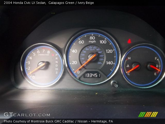 2004 Honda Civic LX Sedan in Galapagos Green