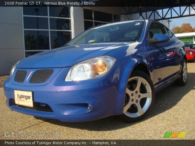 2008 Pontiac G5 GT in Nitrous Blue Metallic