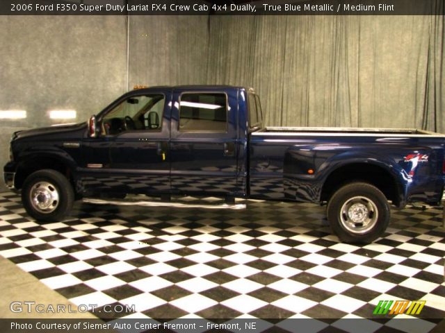 2006 Ford F350 Super Duty Lariat FX4 Crew Cab 4x4 Dually in True Blue Metallic