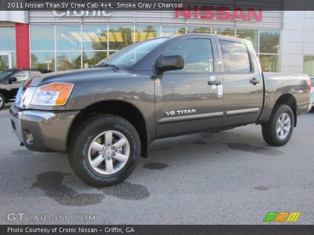 2011 Nissan Titan SV Crew Cab 4x4 in Smoke Gray