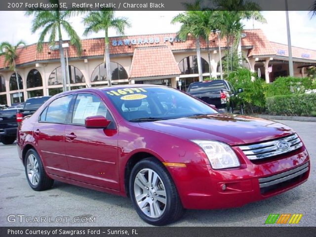 2007 Ford Fusion SE in Redfire Metallic