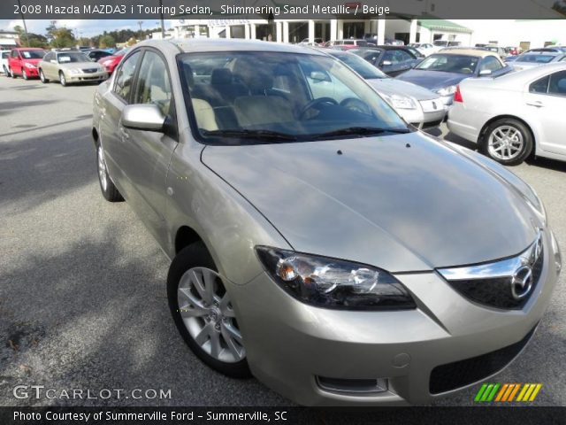 2008 Mazda MAZDA3 i Touring Sedan in Shimmering Sand Metallic