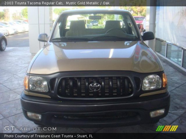 2003 Toyota Tacoma Regular Cab in Mystic Gold Metallic