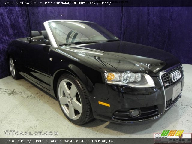 2007 Audi A4 2.0T quattro Cabriolet in Brilliant Black