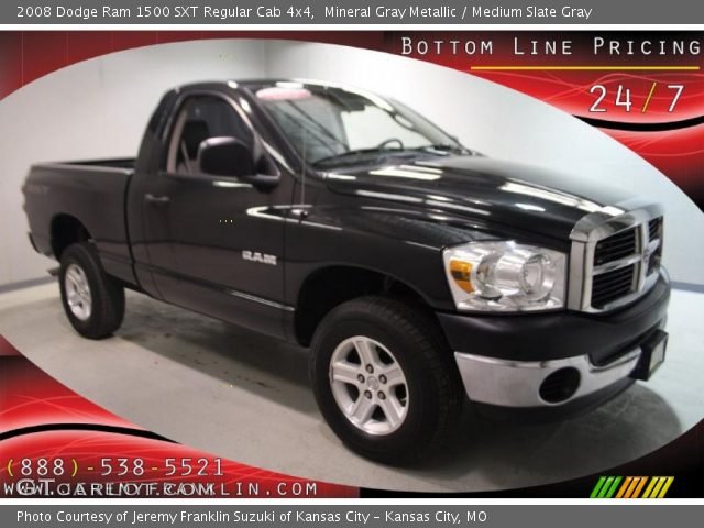 2008 Dodge Ram 1500 SXT Regular Cab 4x4 in Mineral Gray Metallic